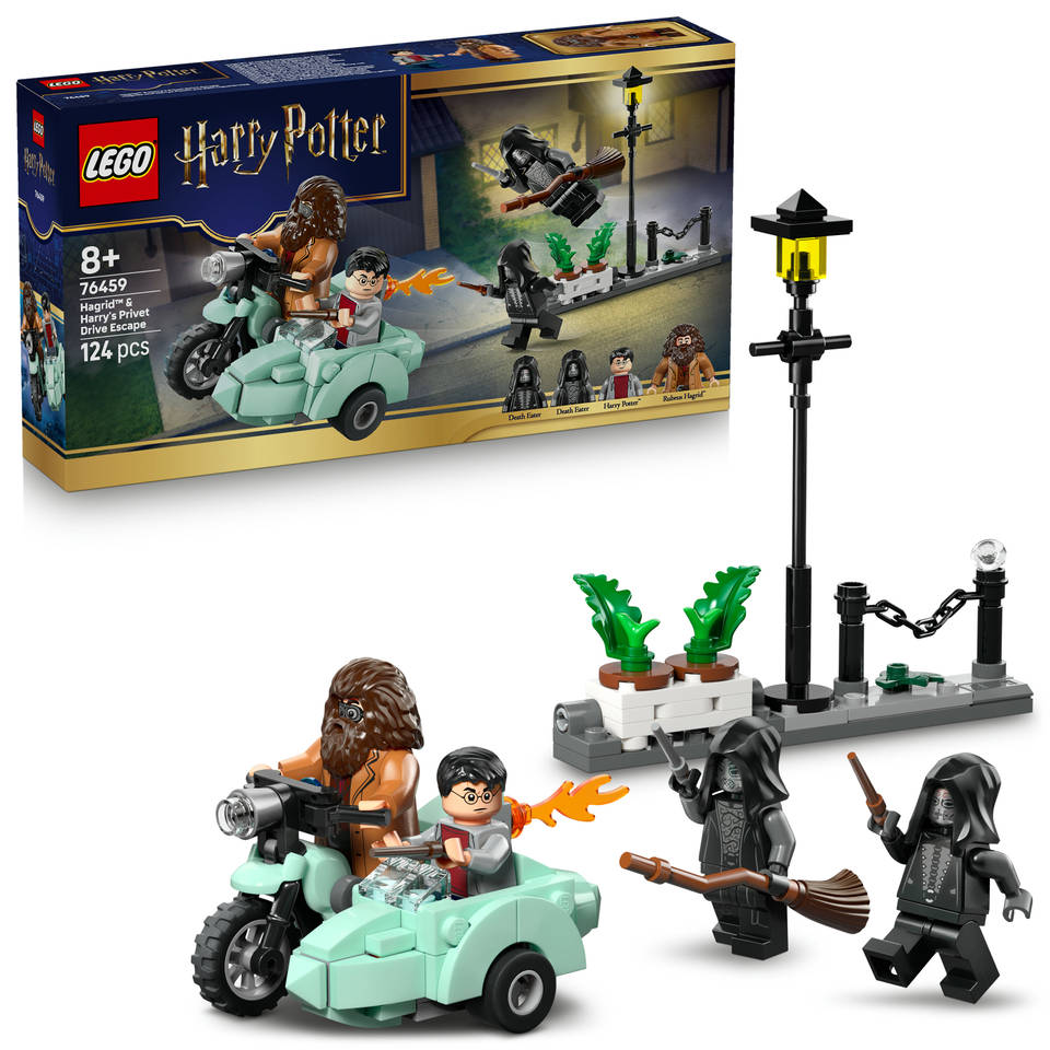 LEGO Harry Potter Hagrid en Harry's Ligusterlaan ontsnapping 76459