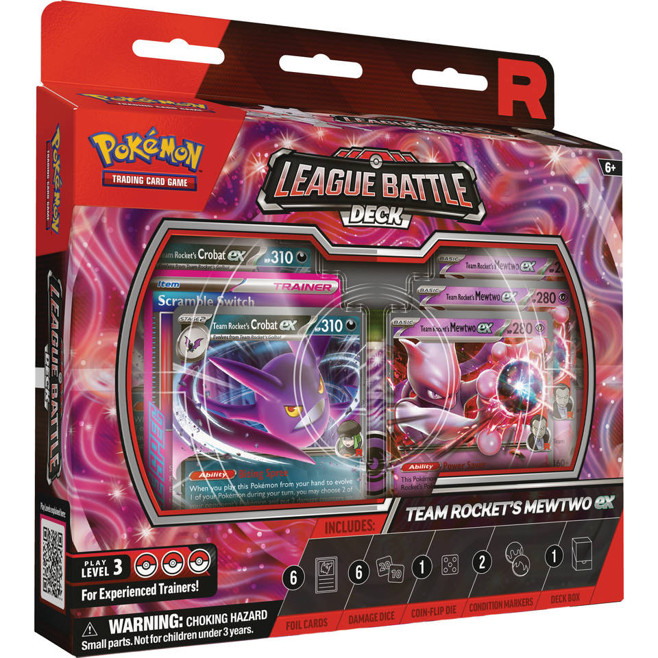 Pokémon TCG League Battle Deck Team Rocket's Mewtwo ex