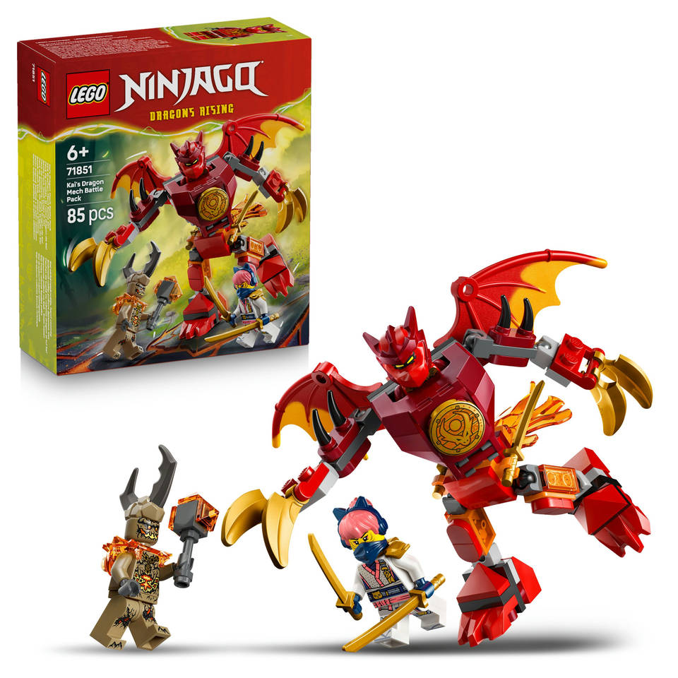 RED CHAMBER 11個セット まとめ売り LEGO NINJAGO Kai's drakenmecha strijdpakket 71851