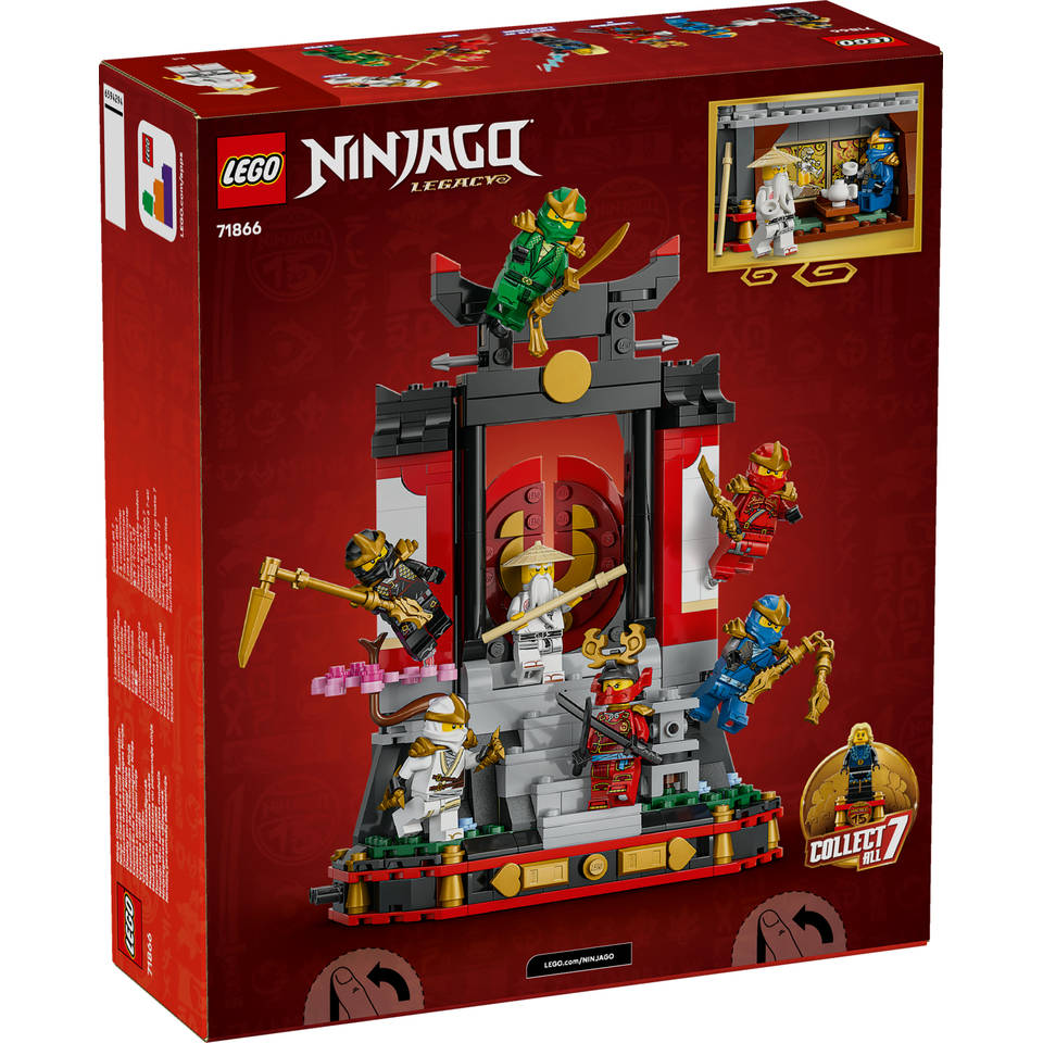 LEGO NINJAGO 15-jarig jubileum display met ninjapersonages 71866