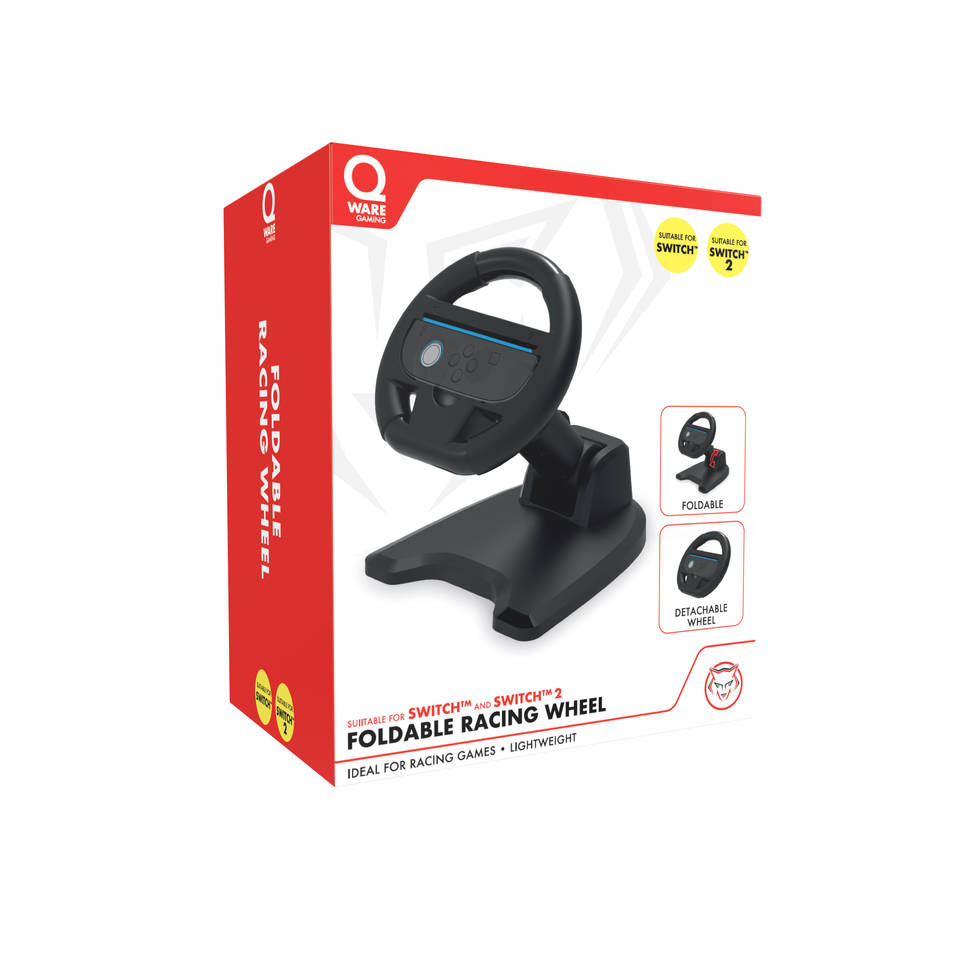 Qware Gaming Nintendo Switch & Nintendo Switch 2 stuurwiel Main Image