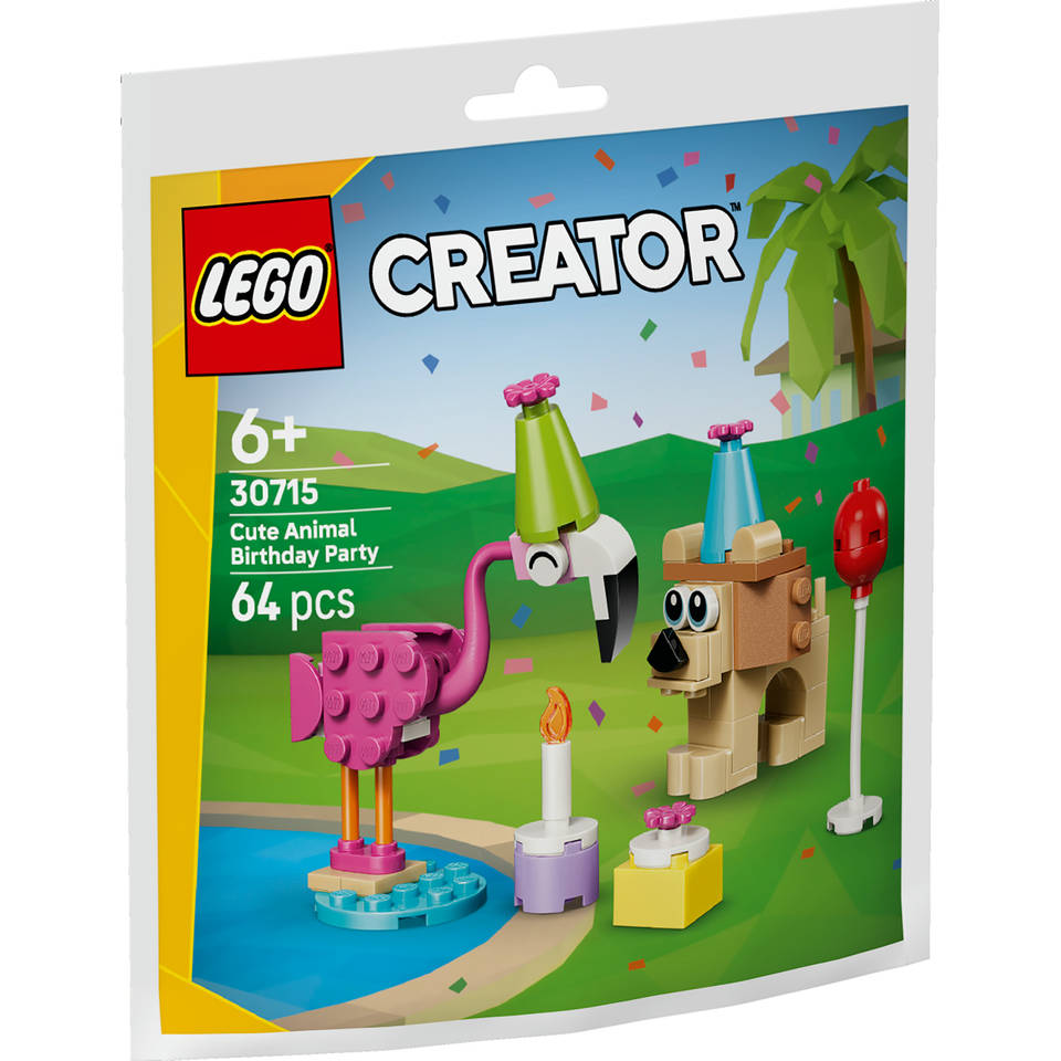 LEGO Creator 3-in-1 schattige dierenverjaardag 30715