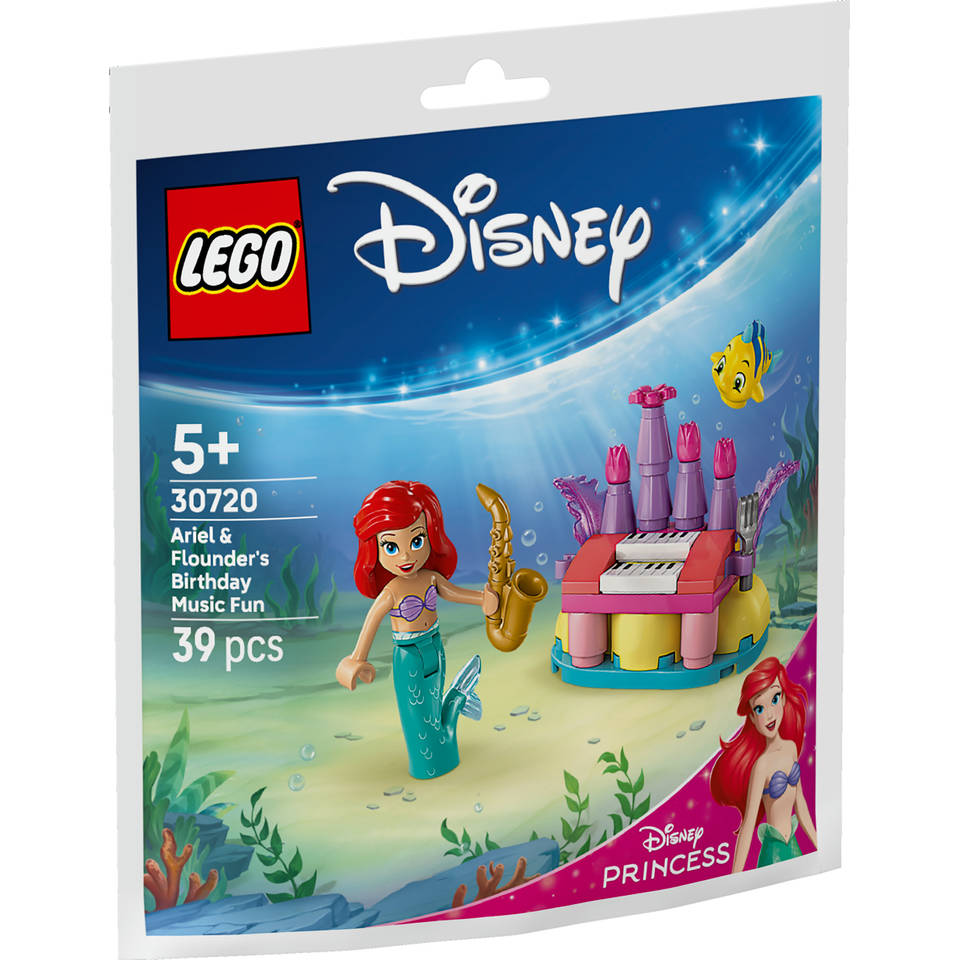 LEGO Disney Princess verjaardagsmuziek van Ariël en Botje 30720