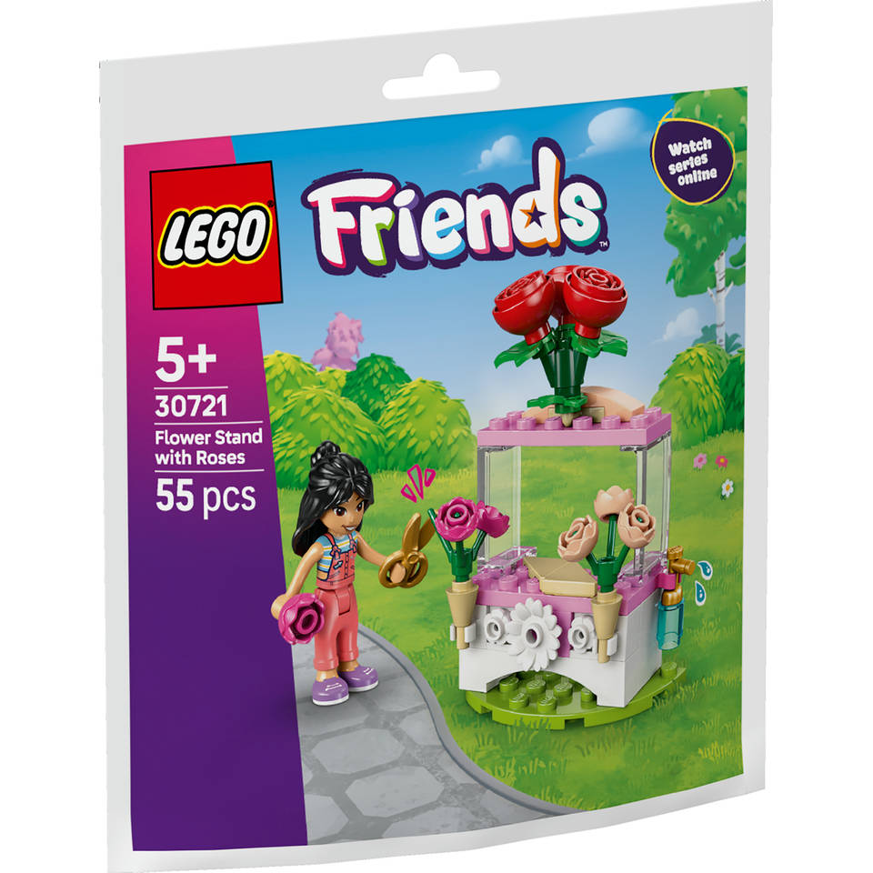 LEGO Friends bloemenkraam met rozen 30721