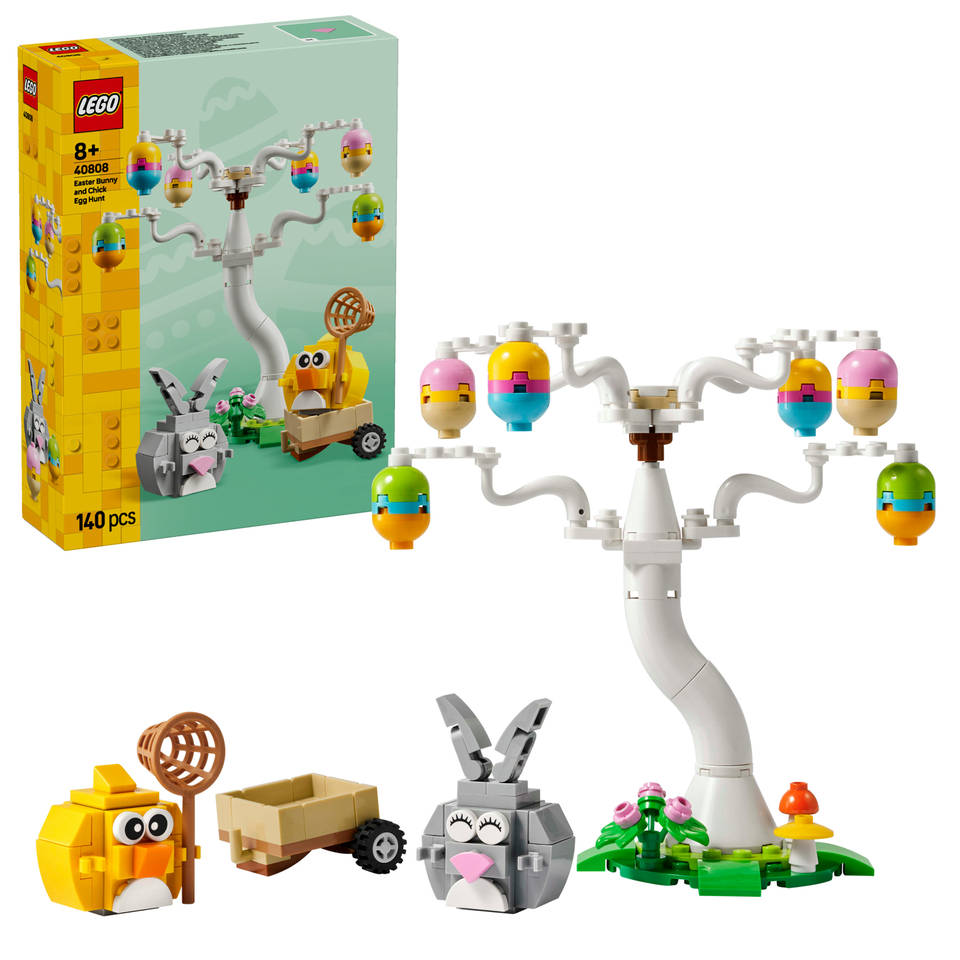 LEGO eieren zoeken met konijn en kuiken 40808