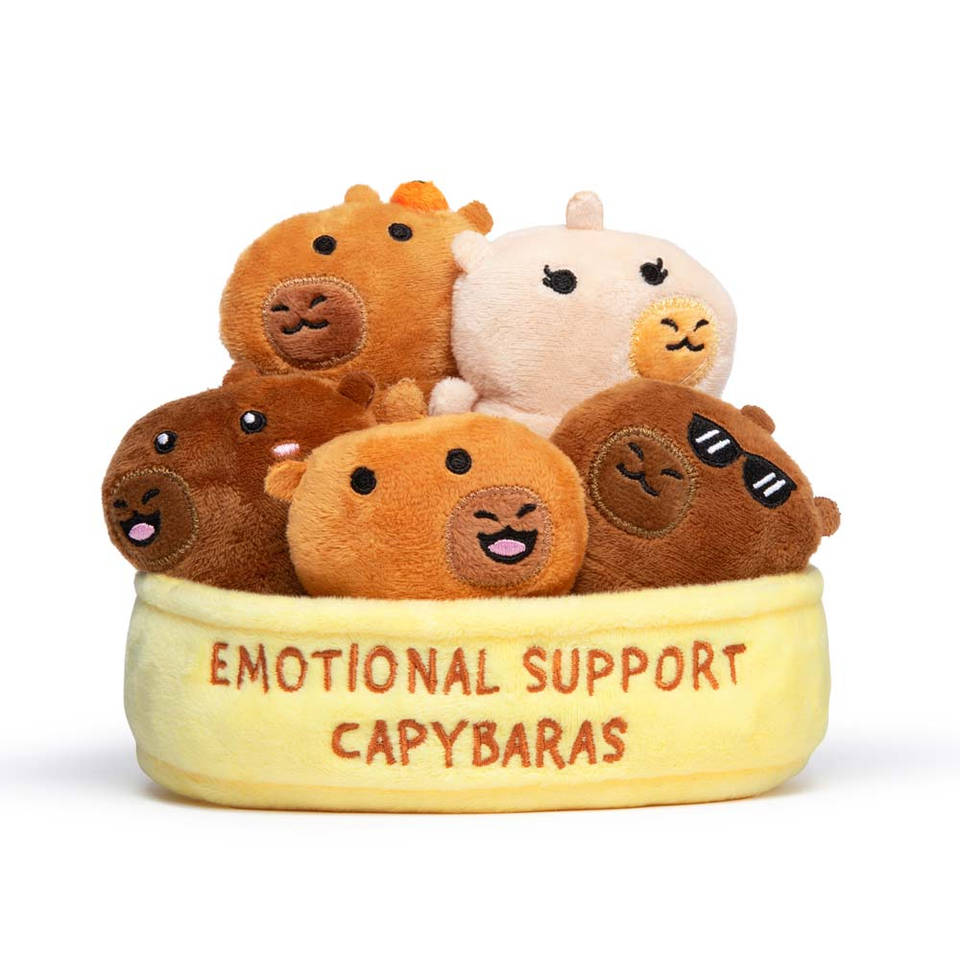 Emotional Support Capybaras knuffeltjes Main Image