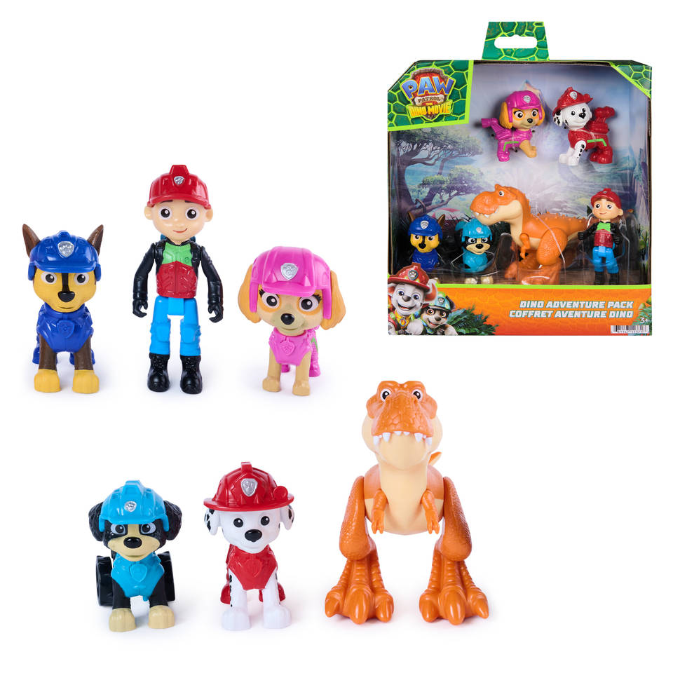 PAW Patrol: The Dino Movie figurenset 6-delig
