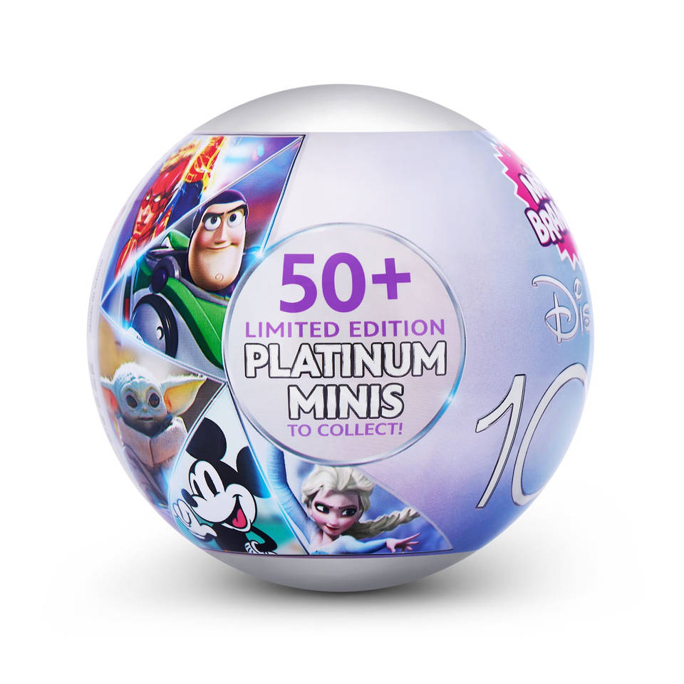 5 Surprise Disney Mini Brands platinum