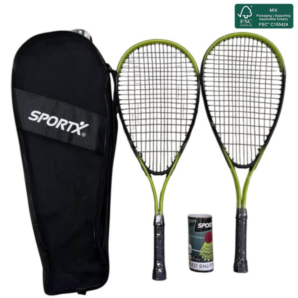 SportX Speed badminton set - 2 stuks