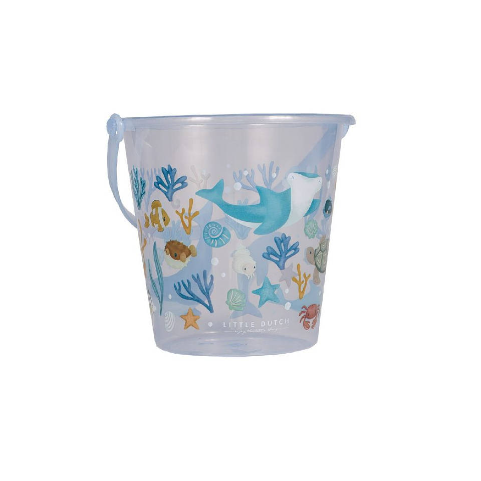 Little Dutch Ocean Dreams emmer - 19 cm - blauw