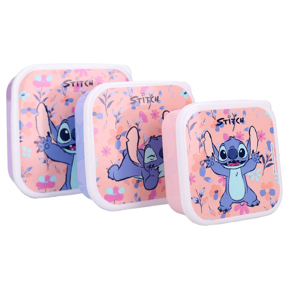 Disney Stitch 3-in-1 snack boxes set Fresh Bites Main Image