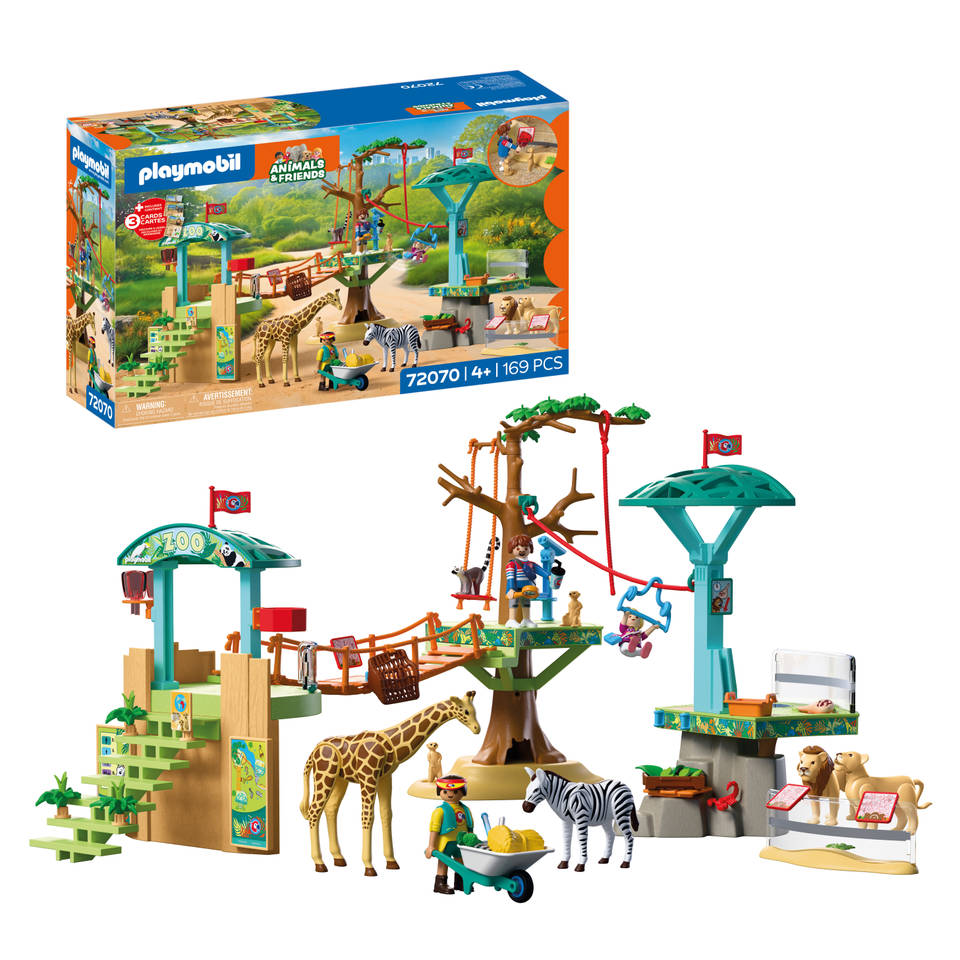 PLAYMOBIL Animals & Friends dierentuin: wildernis klimpark 72070 Main Image