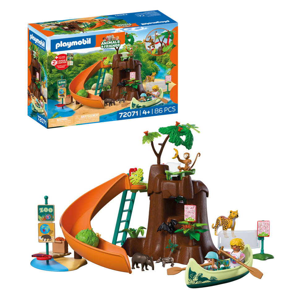 PLAYMOBIL Animals & Friends dierentuin: jungle avontuur 72071 Main Image