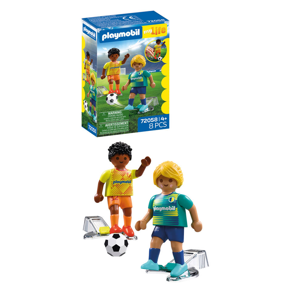 PLAYMOBIL voetbalspelers 72058