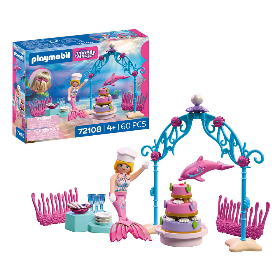 PLAYMOBIL onderwater bruiloftbuffet 72108 Main Image