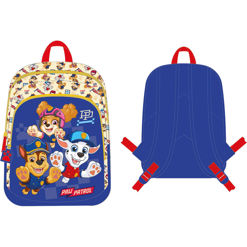 PAW Patrol rugzak met 2 vakken - 38 x 28 x 16 cm
