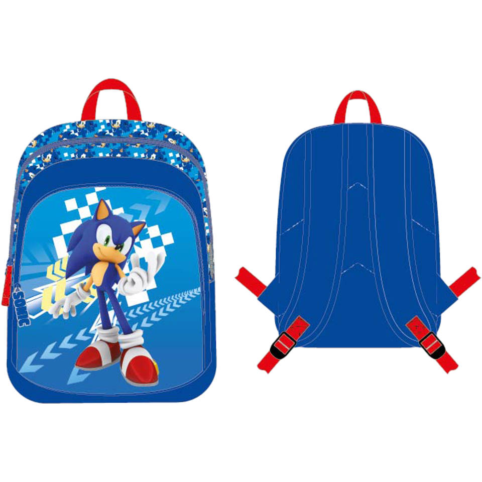 Sonic rugzak met 2 vakken - 38 x 28 x 16 cm