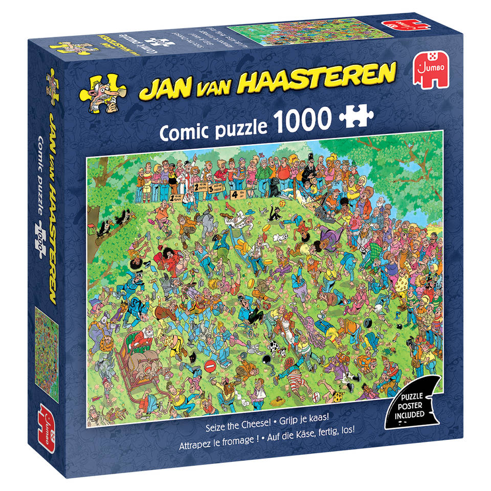 Jumbo Jan van Haasteren puzzel Grijp je kaas - 1000 stukjes