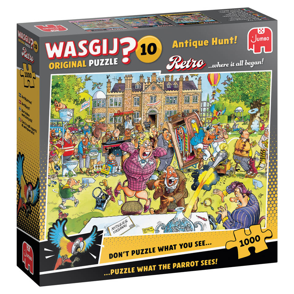 Jumbo Wasgij Retro Original 10 puzzel Antiekjacht - 1000 stukjes