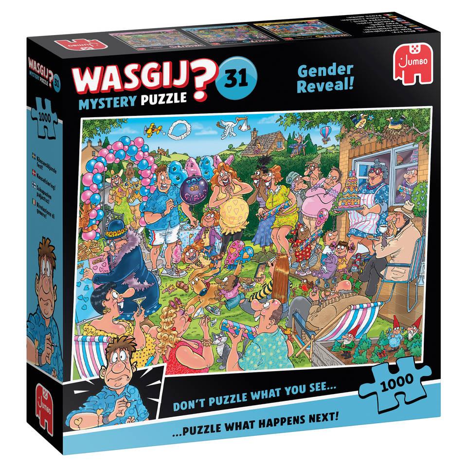 Jumbo Wasgij Mystery puzzel Gender Reveal - 1000 stukjes