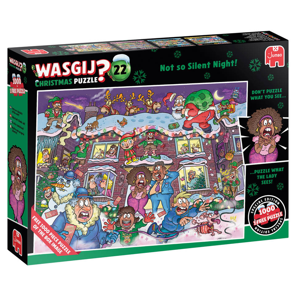 Jumbo Wasgij Kerstmis puzzel Niet zo'n stille nacht! - 1000 stukjes