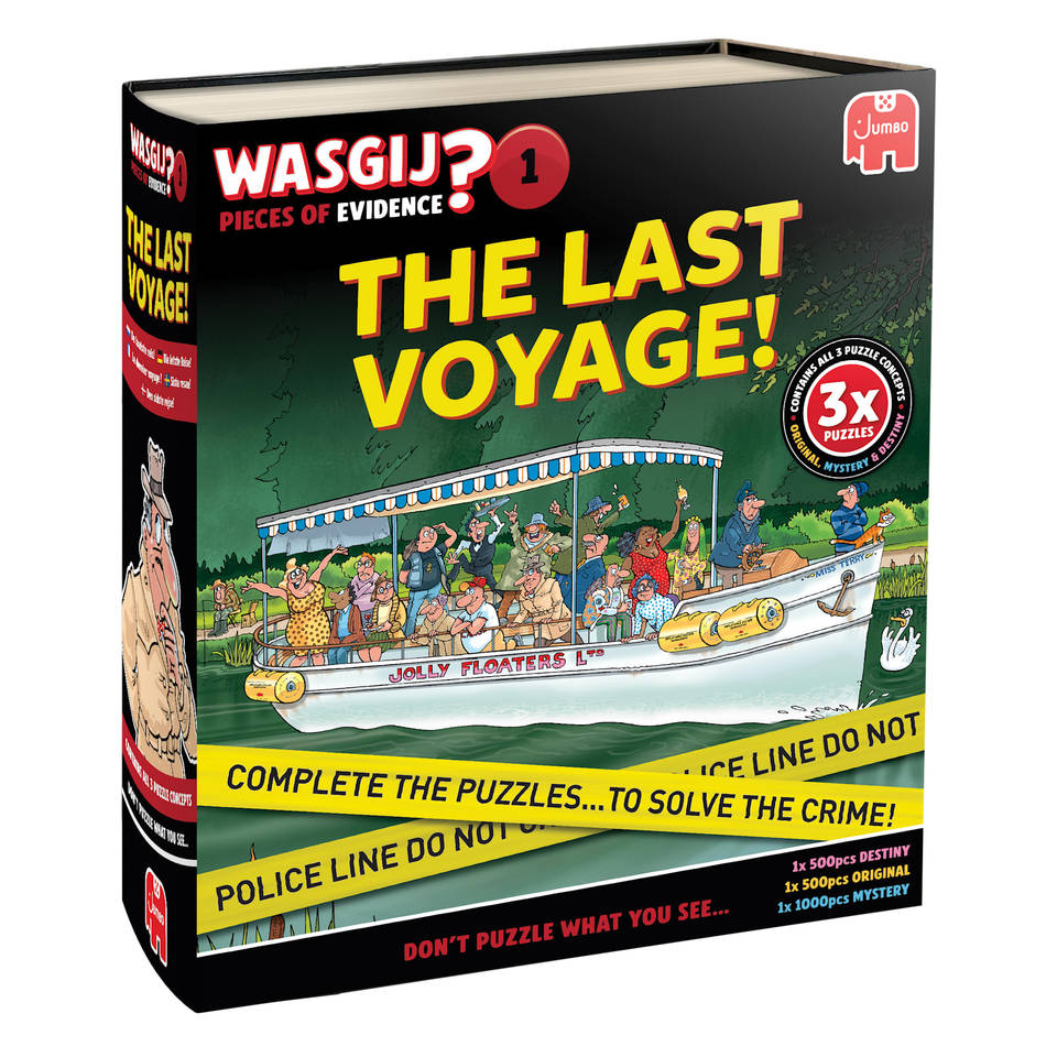 Jumbo Wasgij Pieces of Evidence puzzelset The Last Voyage