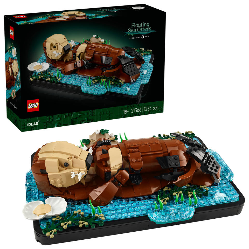 LEGO Ideas drijvende zeeotters 21366