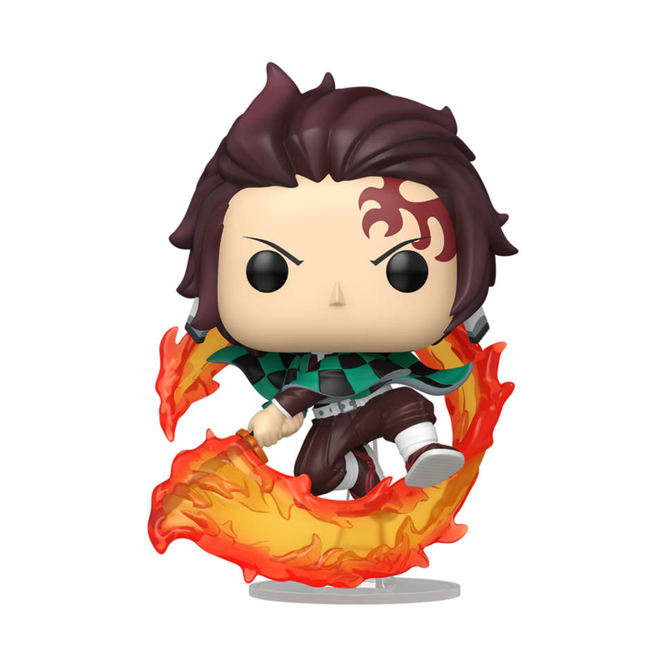 Funko Pop! figuur Demon Slayer Tanjiro Kamado with Flaming Sword Main Image