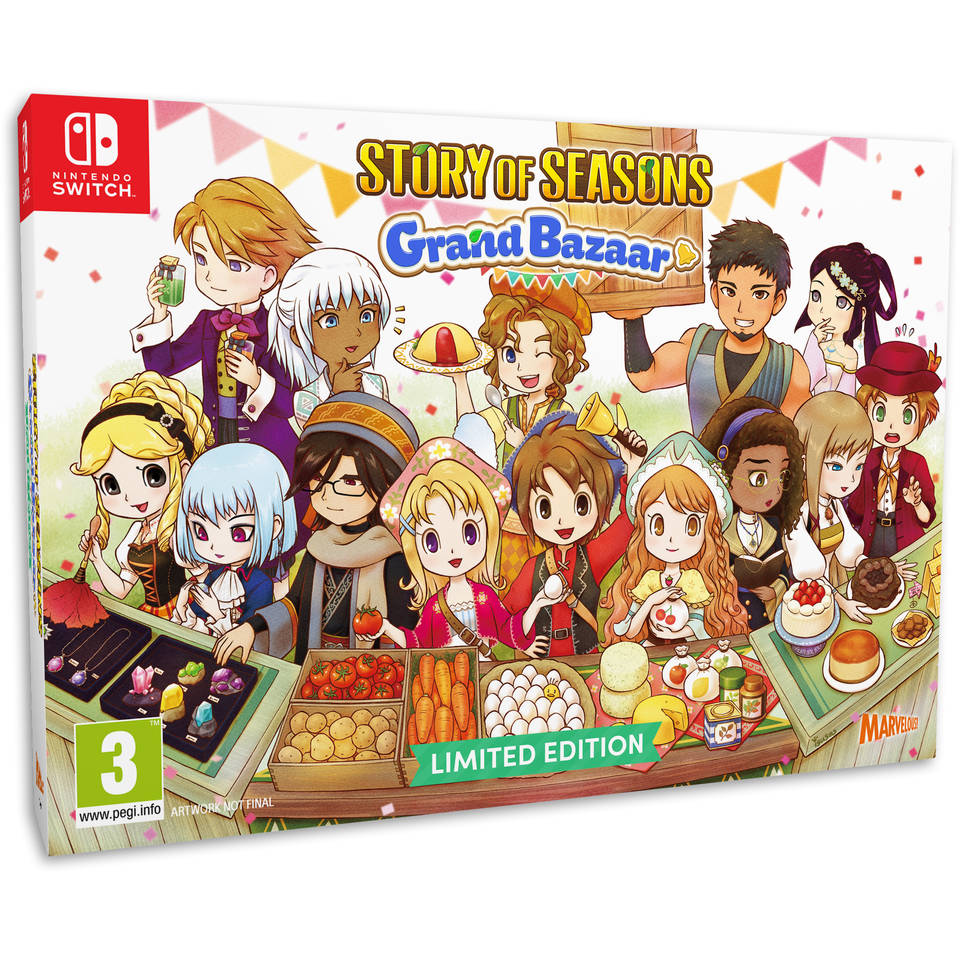 Story of Seasons: Grand Bazaar Limited Edition Nintendo Switch Main Image