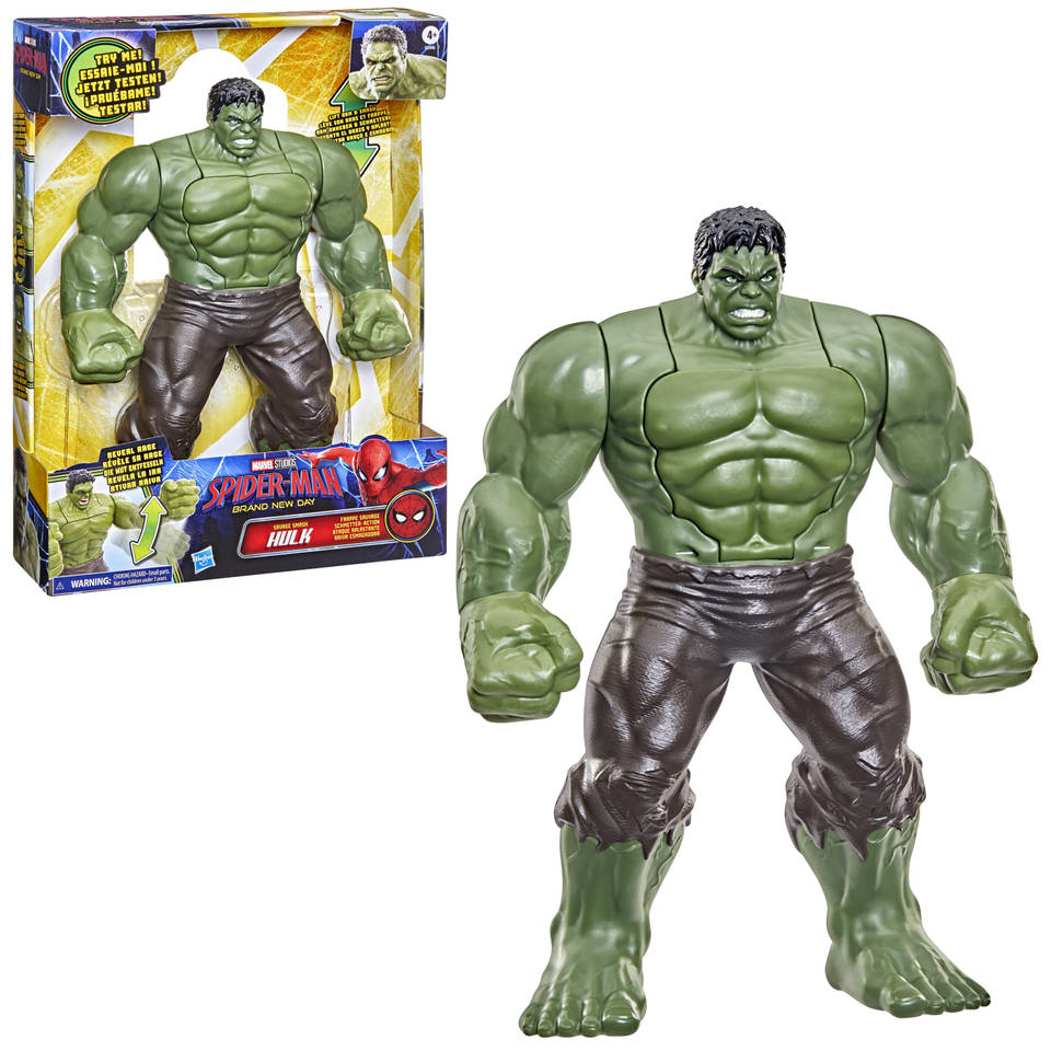 Marvel Studios Spider-Man Brand New Day actiefiguur Savage Smash Hulk - 30 cm