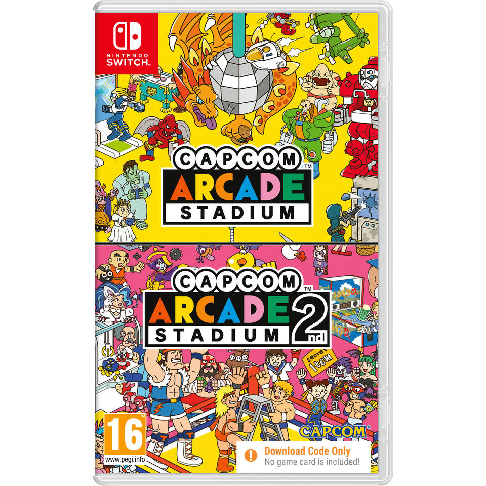 Capcom Arcade Stadium + Capcom Arcade Stadium 2 - code in a box Nintendo Switch