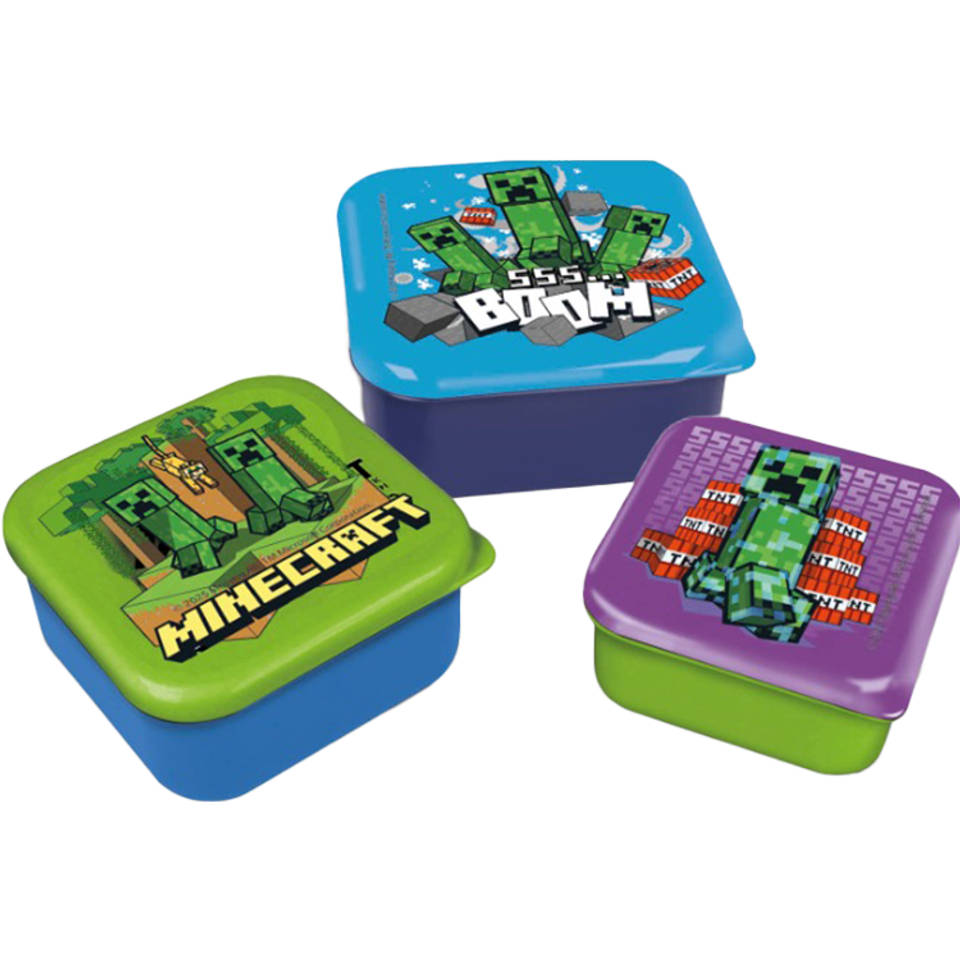 Minecraft snack boxes set 3-delig Main Image