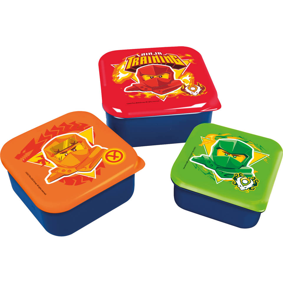 LEGO NINJAGO snack boxes set 3-delig