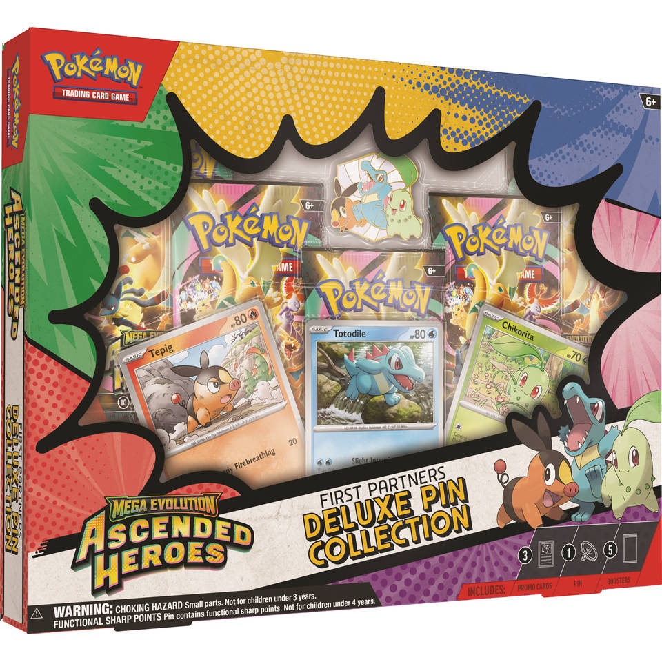 Pokémon TCG Mega Evolution Ascended Heroes Deluxe Pin Collection