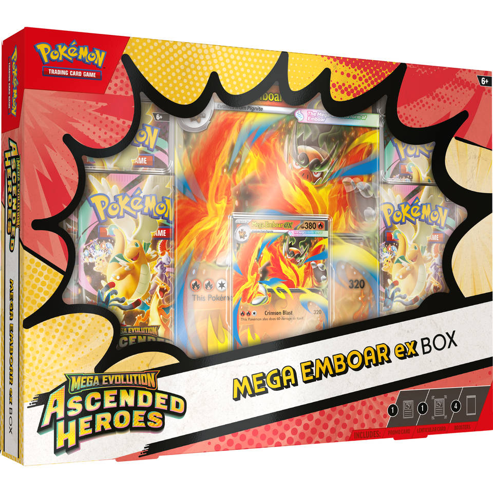 Pokémon TCG Mega Evolution Ascended Heroes ex box