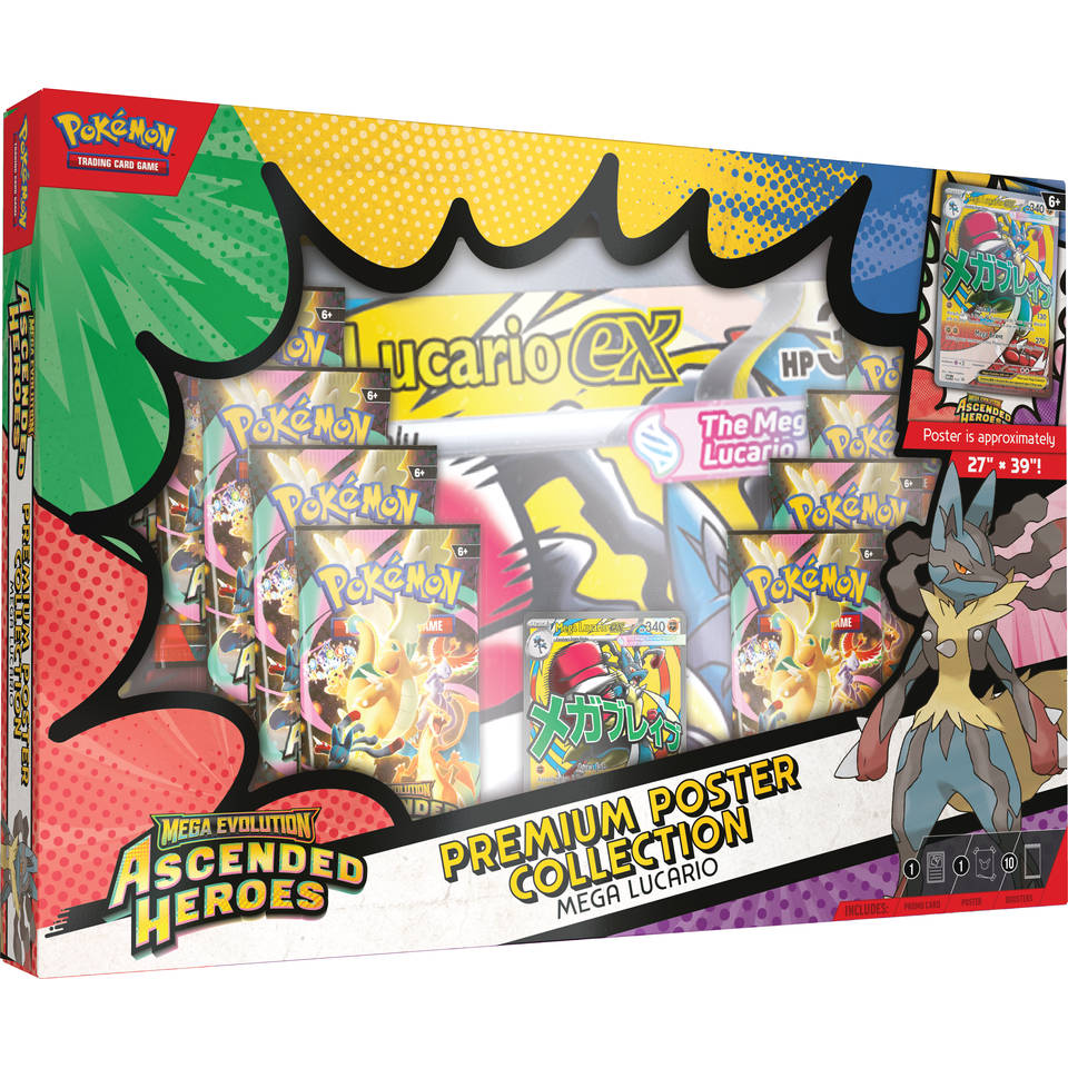 Pokémon TCG Mega Evolution Ascended Heroes Premium Poster Collection