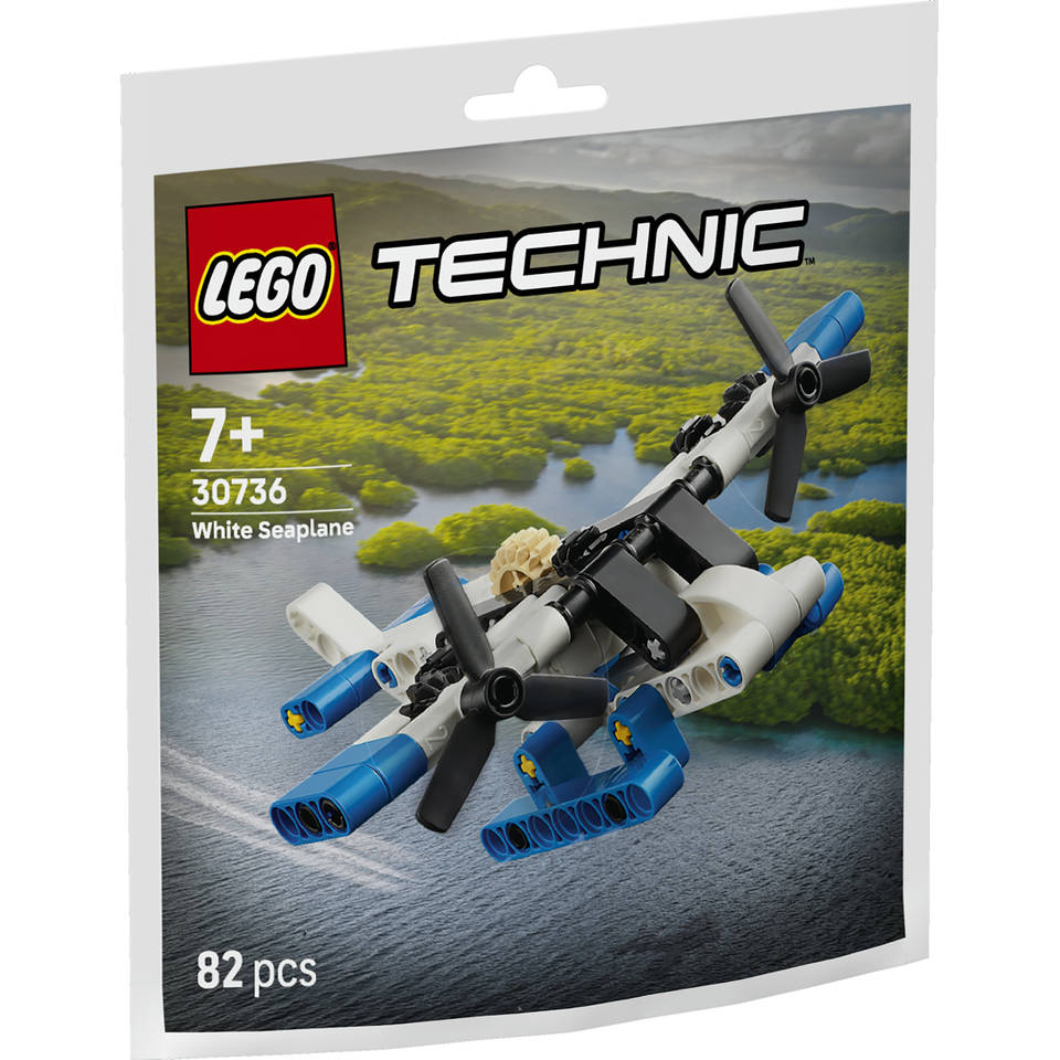 LEGO wit watervliegtuig 30736