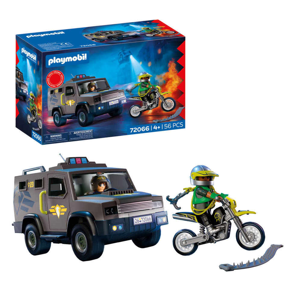 PLAYMOBIL City Action SWAT tactisch voertuig 72066 PLAYMOBIL City Action SWAT tactisch voertuig 72066