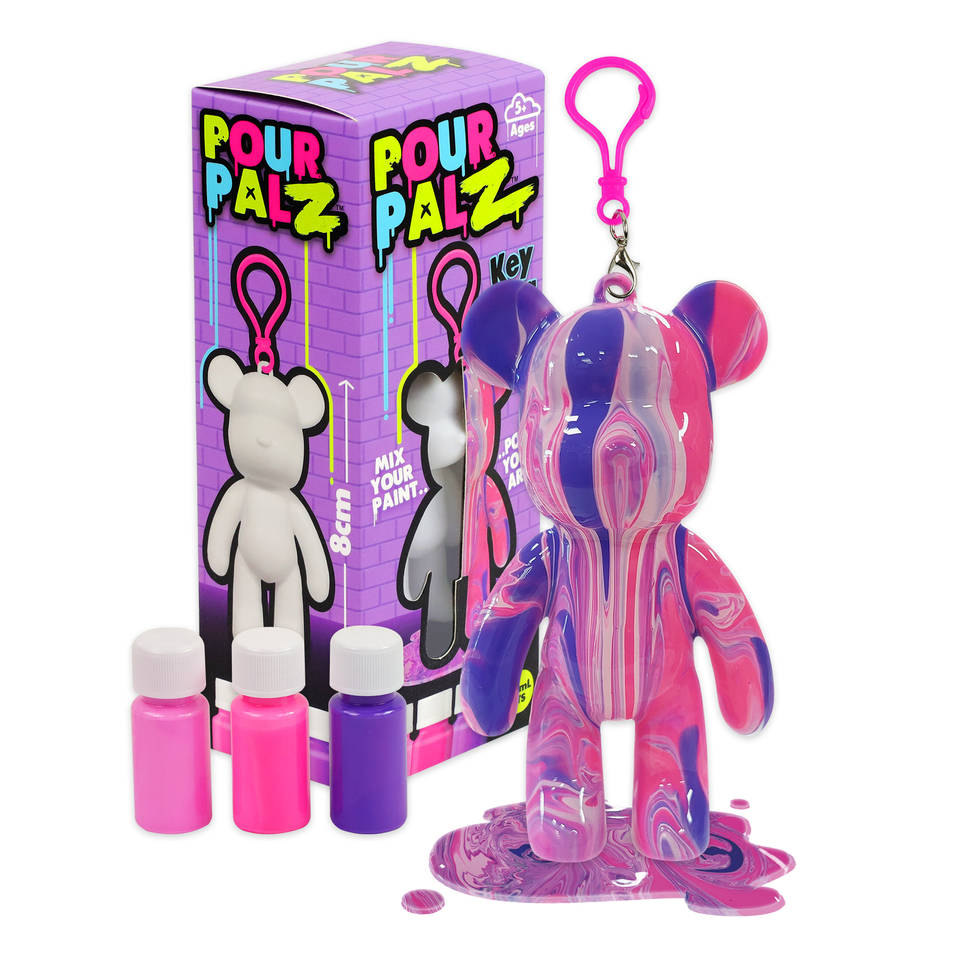 Pour PalZ Mini Paint Bear sleutelhanger Main Image