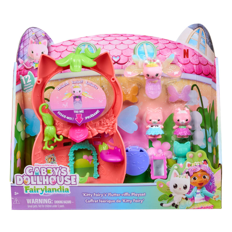 Gabby's Poppenhuis Fairylandia feeënspeelset 12-delig