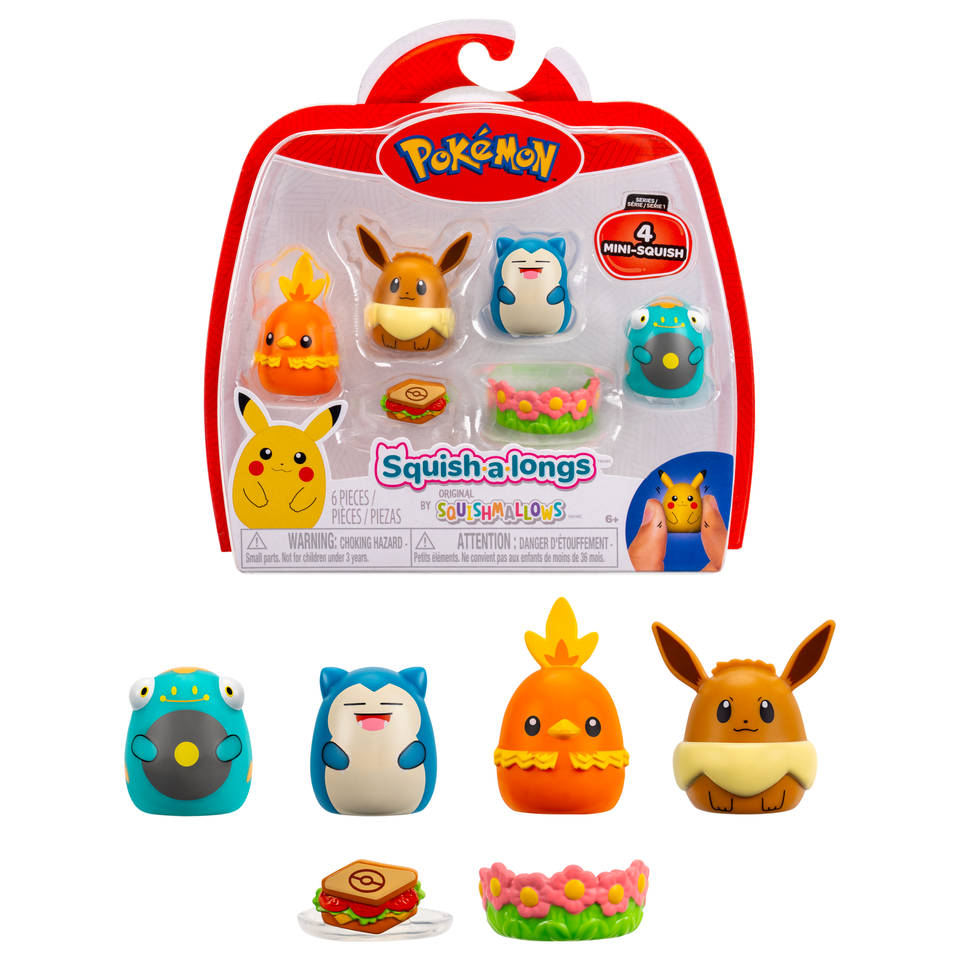 Pokémon Squish-a-longs speelfigurenset