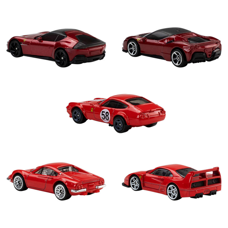 Hot Wheels Ferrari pack 5-delig