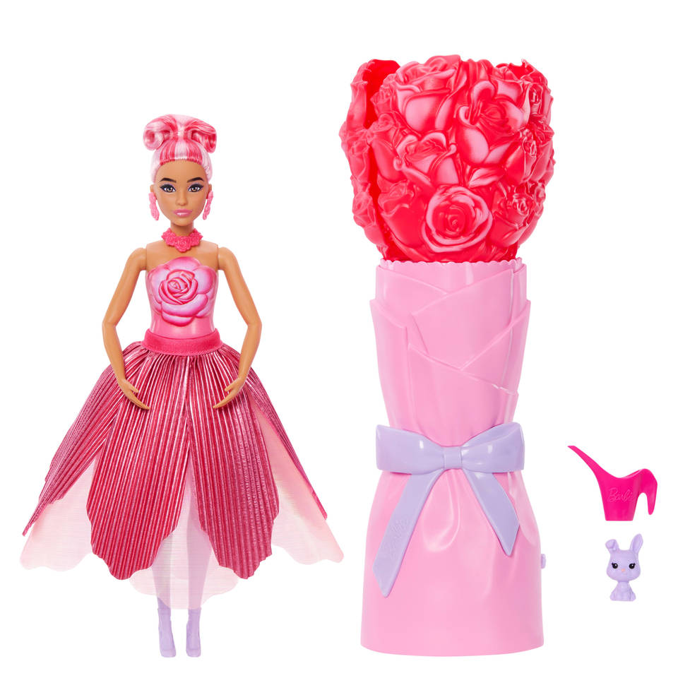Barbie Petal Pop modepop Red Rose