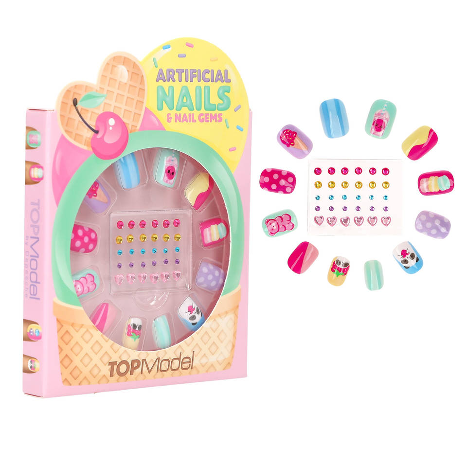 TOPModel kunstnagels met glittersteentjes Candy Glam Main Image