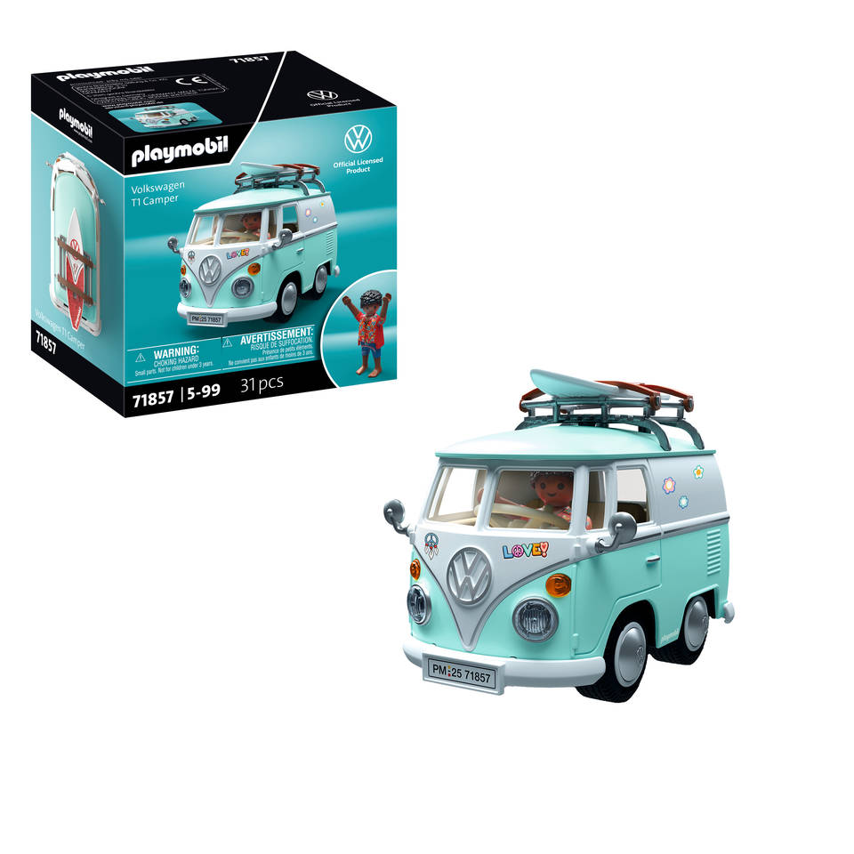 PLAYMOBIL Cars Volkswagen T1 camper 71857 Main Image