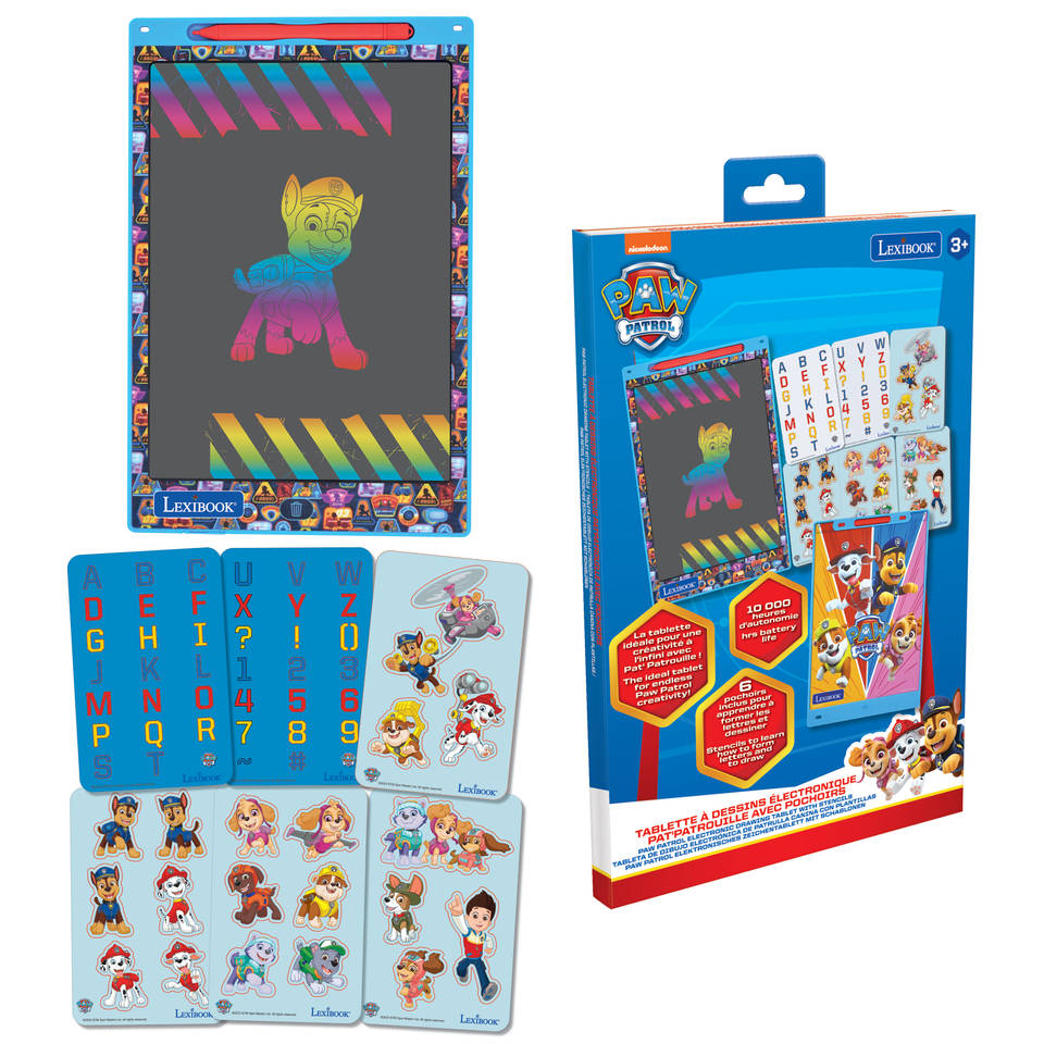 PAW Patrol multicolor tekentablet - 28 cm