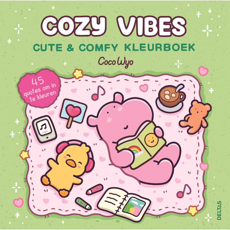 Cozy Vibes Cute & Comfy kleurboek