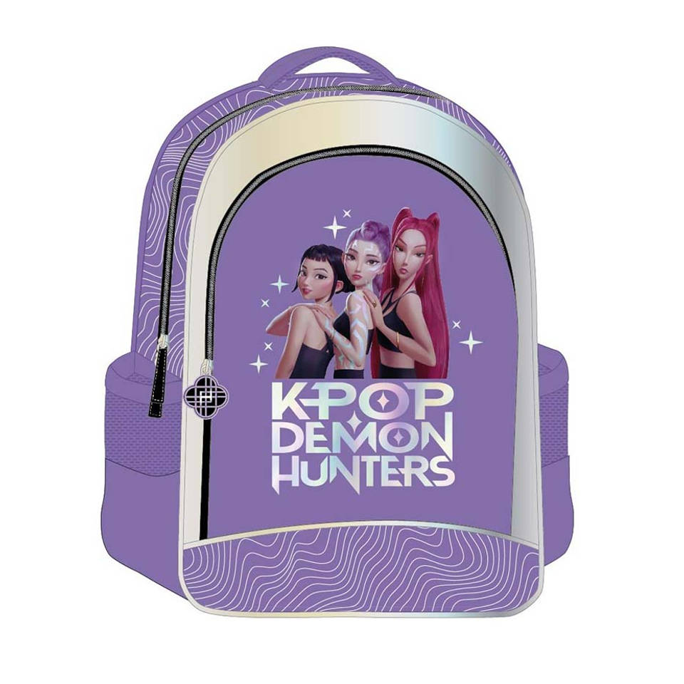 KPop Demon Hunters rugzak met 2 vakken - paars