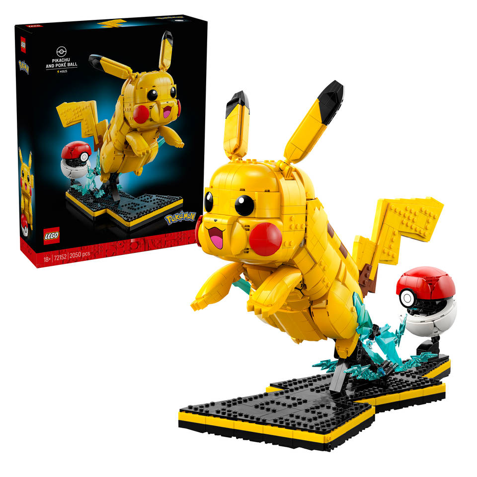 LEGO Pokémon Pikachu en Pokéball 72152