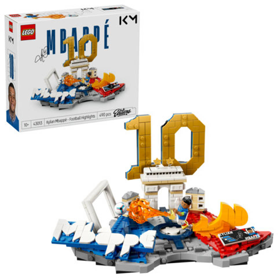 LEGO Editions Kylian Mbappé voetbalhoogtepunten 43013